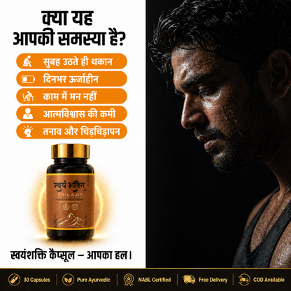 Swayam Shakti Pure Shilajit Capsule | 30 Capsules | Pure Himalayan Shilajit