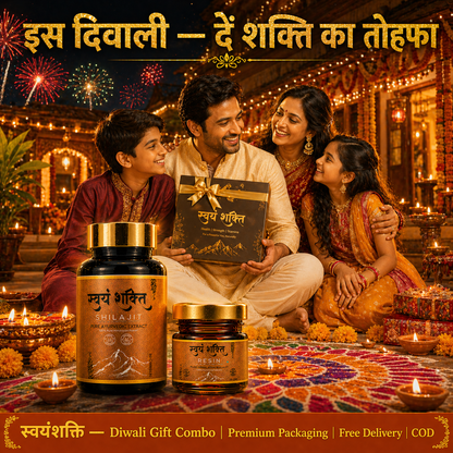 Swayam Shakti Pure Shilajit Combo | Capsule (30) + Resin (10g) | Himalayan Shilajit